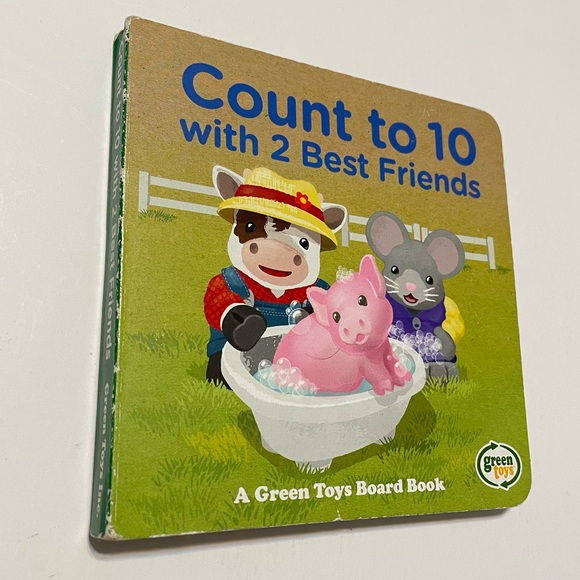 A Green Toys Board Book, Count to 10 with 2 Best Friends - Picture 2 of 5
